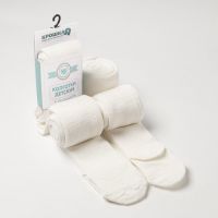 Колготки Крошка Я BASIC, рост 74-80 см, экрю