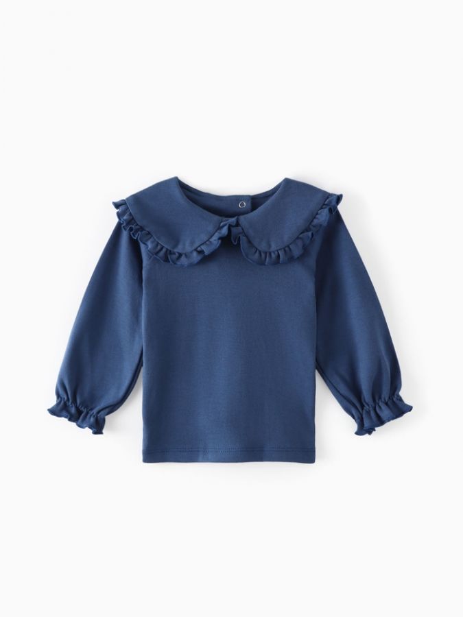 Кофточка для девочки Крошка Я BASIC LINE, рост 80-86 см, синяя