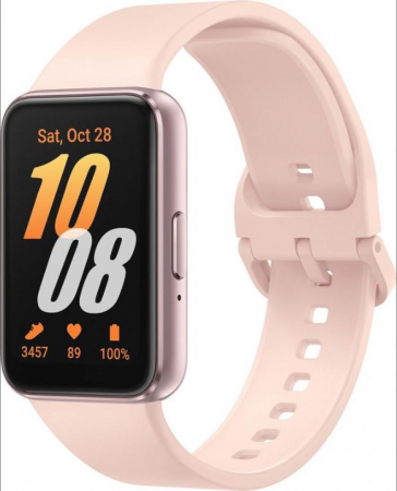 Смарт-часы Samsung Galaxy Fit3 43 mm Pink Gold Case, Silicone Pink EU