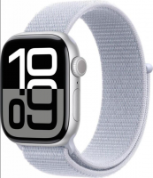 Смарт-часы Apple Watch Series 10 42 mm Silver Aluminum Case with Blue Cloud Sport Loop