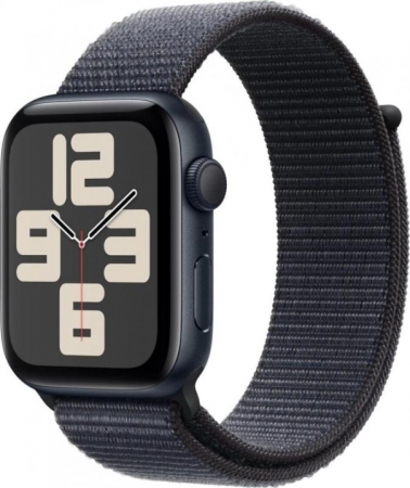 Смарт-часы Apple Watch SE (2nd Gen) 44 mm Midnight Aluminum Case with Ink Sport Loop