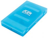 Коробка для HDD 2,5'' USB 2.0 AgeStar SUBCP1 Blue