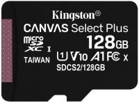 Карта памяти MicroSDXC 128Gb Kingston Canvas Select Plus SDCS2/128GBSP