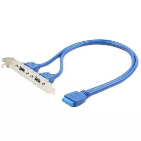 Планка USB3.0 x 2 Cablexpert CC-USB3-RECEPTACLE (от MB на заднюю панель корпуса)