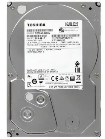 Жесткий диск 4000Gb Toshiba DT02ABA400V