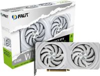 Видеокарта GeForce RTX 4060Ti 8Gb Palit Dual White NE6406T019P1-1048L