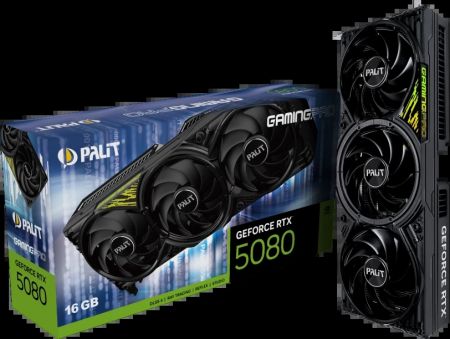Видеокарта GeForce RTX 5080 16Gb Palit Gamingpro NE75080019T2-GB2031Y