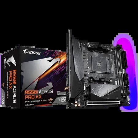 Материнская плата AM4 Gigabyte B550I Aorus Pro AX 1.2