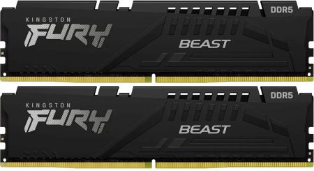 Модуль памяти DDR5 64Gb (2x32Gb Kit) Kingston 6000 Fury Beast KF560C36BBEK2-64