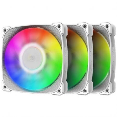 Вентилятор для корпуса 120mm Geometric Future Squama 2505W Triple Pack
