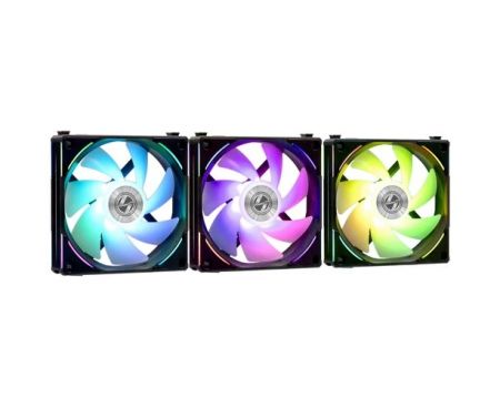 Вентилятор для корпуса 120mm Lian Li UNI FAN AL120 V2 Black UF-AL120V2-3B (3 in 1)