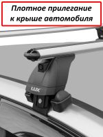 Багажник на крышу Toyota Wish (AE10) (2003-2009), Lux, аэродинамические дуги (53 мм)