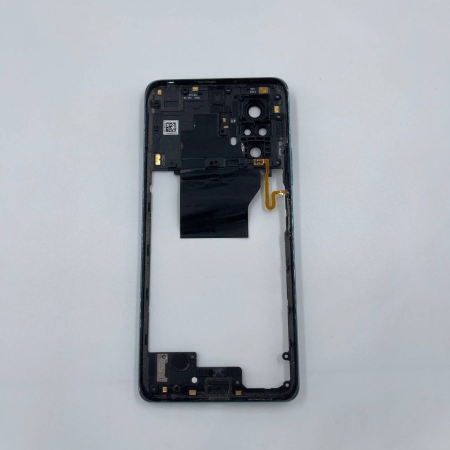 XIAOMI REDMI NOTE 10 PRO рамка (средняя часть) синяя оригинал (снятая) потёртости