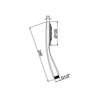 Душевая лейка ALMAR Emotion E082051 схема 4 Душевая лейка ALMAR Emotion E082051 схема 4