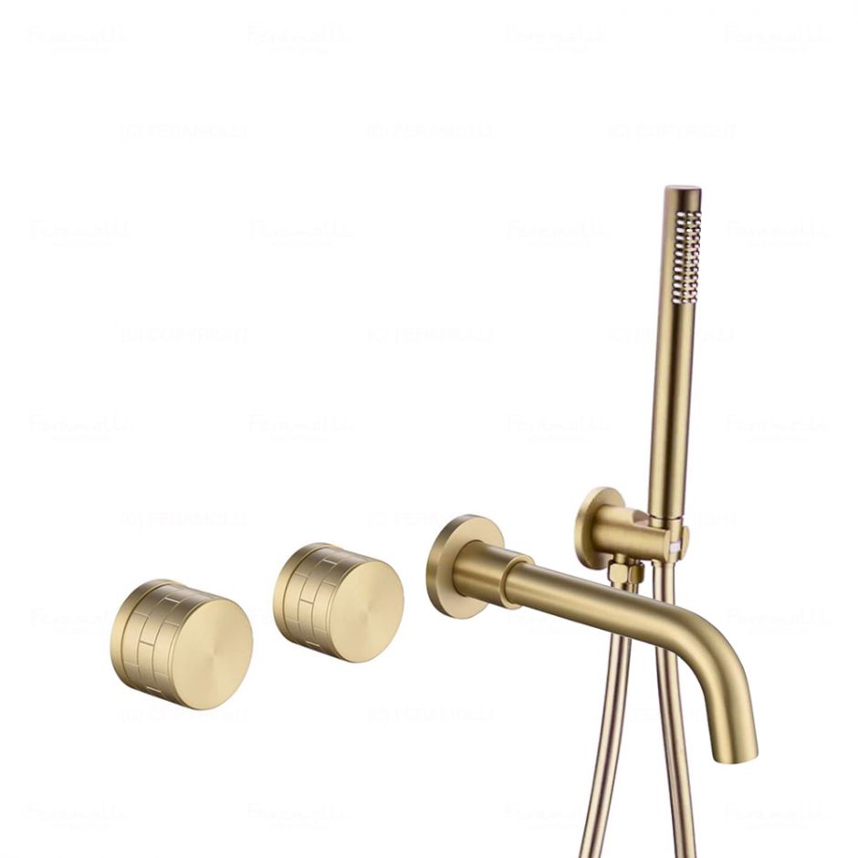 Изображение Комплект для ванны и душа Feramolli GL288, черный