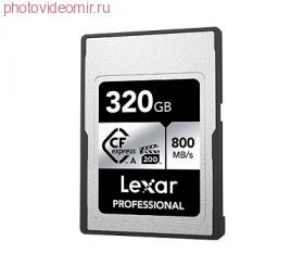 Карта памяти Lexar CFexpress Type A 320GB Professional SILVER Series (R800/W700)