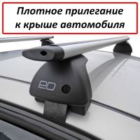 Багажник на крышу Hyundai Solaris 2011-17 sedan, ЕД, крыловидные дуги