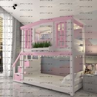 Кровать двухъярусная Домик Roof