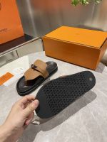 Шлепанцы сланцы HERMES Premium