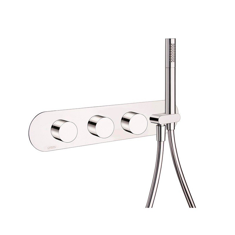 Прогрессивный смеситель для ванны на 5 выходов - внешняя часть  Carimali ilTondo 21958EST/A-CR