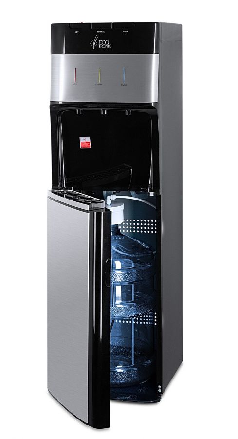 Кулер с нижней загрузкой бутыли Ecotronic M30-LXE black+silver