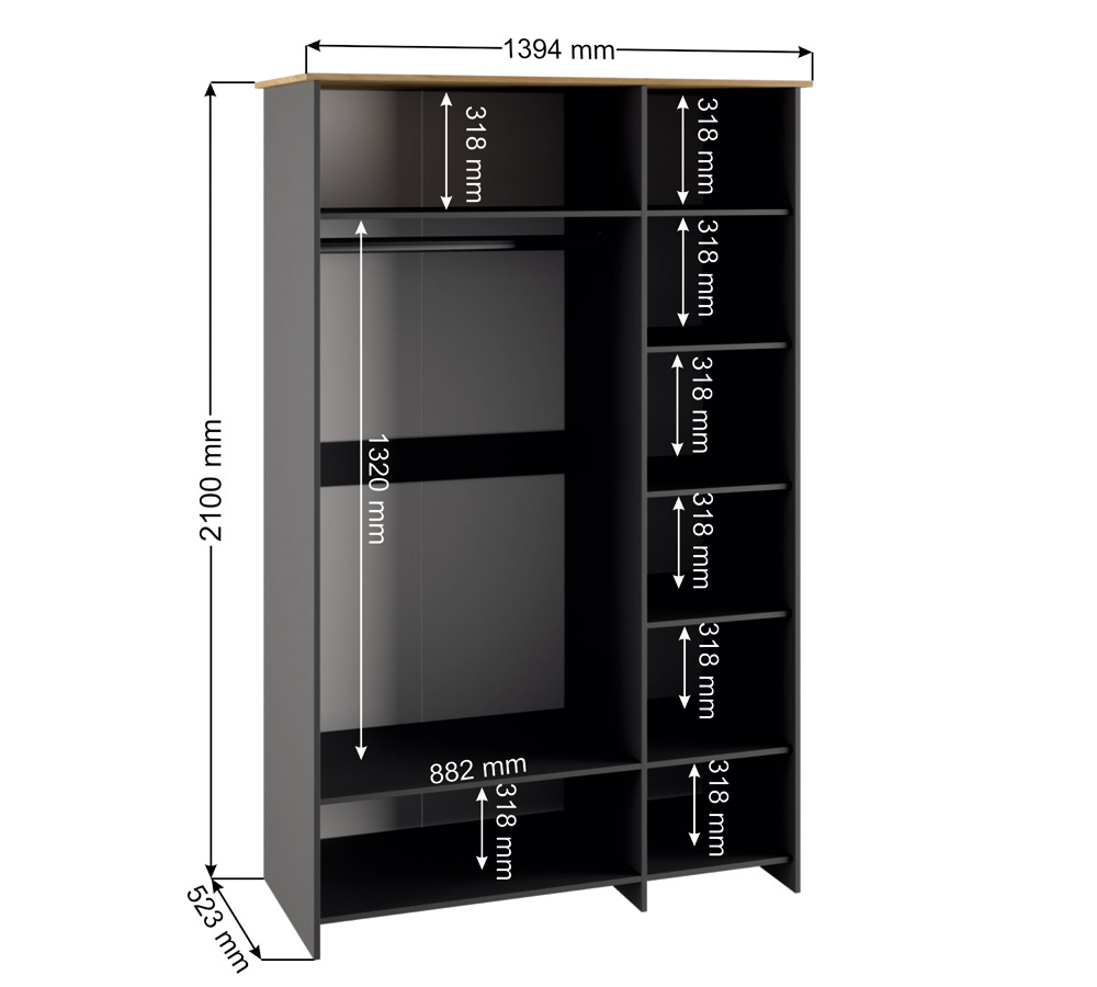 Теодора Шкаф 3х ств