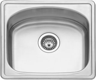 Мойка для кухни из нержавеющей стали 49х45 см. Seaman Eco Wien SWT-4945.0, без отверстий полированная