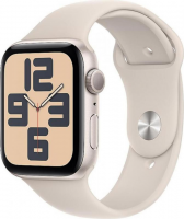 Смарт-часы Apple Watch SE (2nd Gen) 44 mm Starlight Aluminum Case with Starlight Sport Band M/L