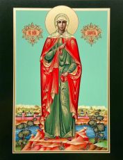 Икона Валерия (Калерия) Кесарийская мученица (рукописная)