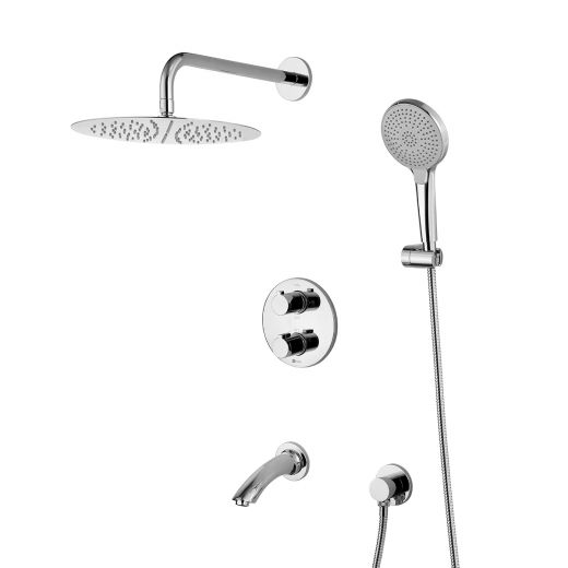 Душевая система Lemark Yeti термостатический для ванны и душа LM7822C