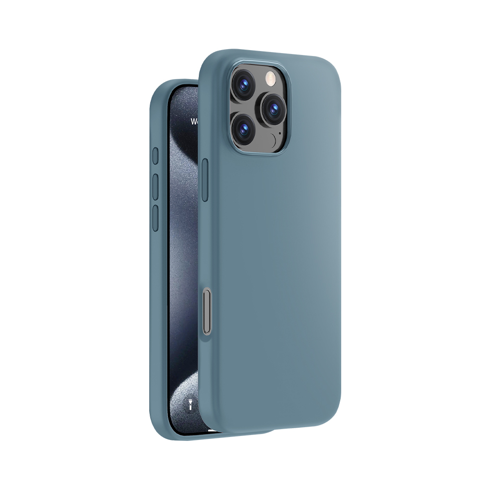 Чехол Liquid Silicone Magsafe для Apple iPhone 16 Pro Max, темно-зеленый