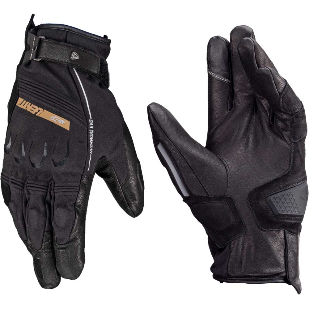 Leatt ADV SubZero 7.5 Short Stealth (2025) перчатки для мототуризма и путешествий
