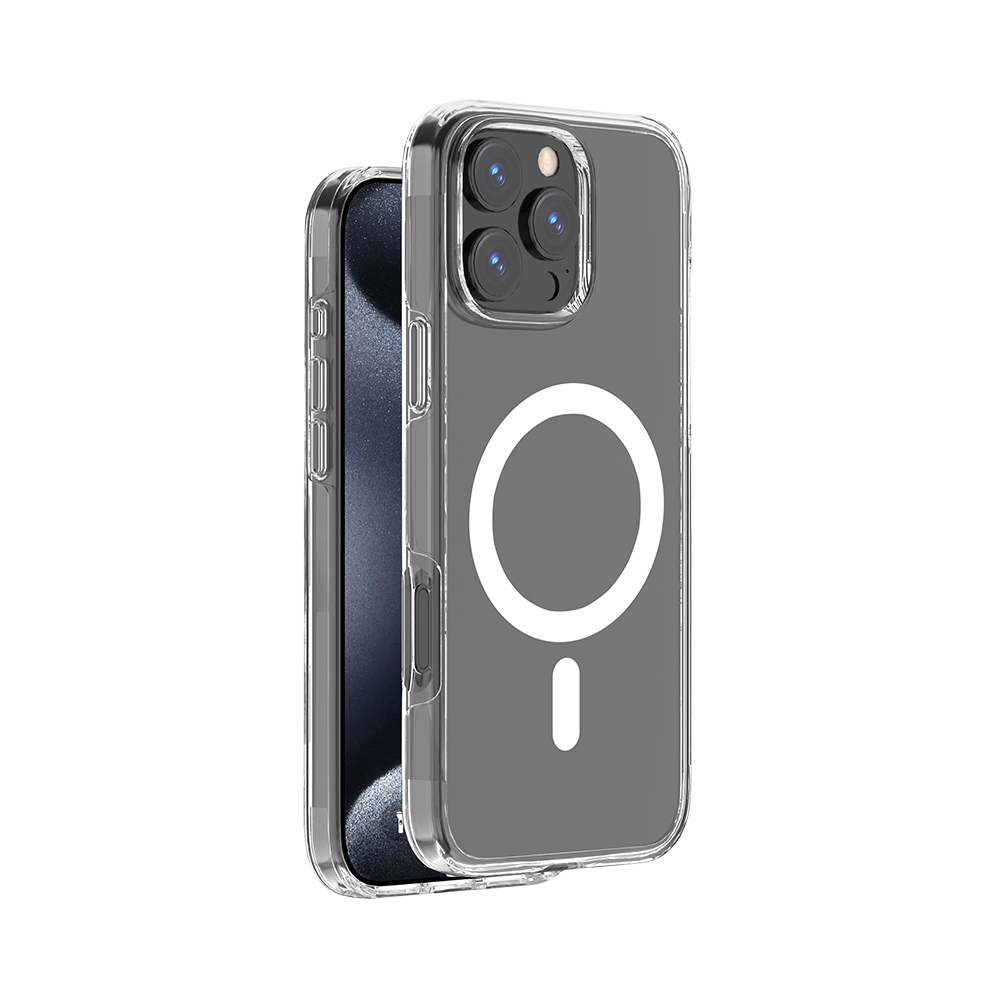 Чехол Gel Origin MagSafe для Apple iPhone 16 Pro, прозрачный