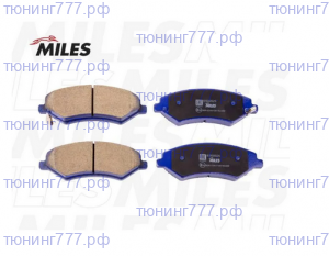 Колодки тормозные передние, MILES Ceramic PRO, для Джетур Х70 / Х90 Плюс