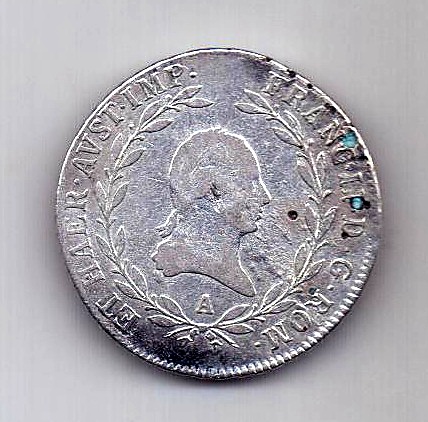 20 крейцеров 1806 Австрия XF