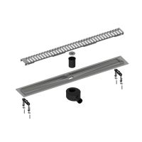 Душевой лоток TIMO Drain System 800 с вставкой lines", Хром (DS230108/00)"