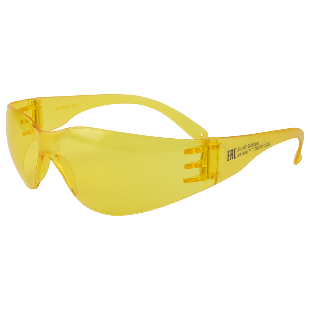 Jeta Safety JSG-8712A Янтарные облегченные очки из поликарбоната