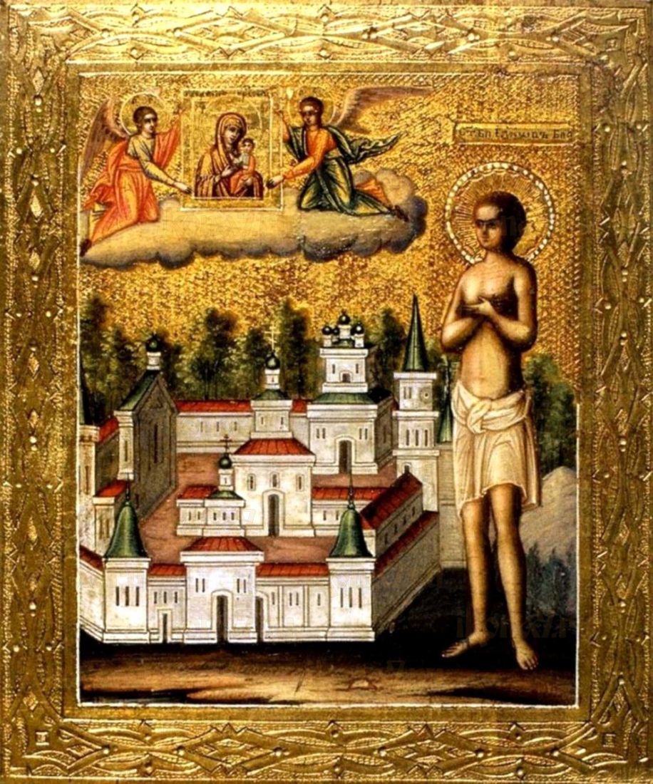 Икона Иаков Боровичский праведный (рукописная)