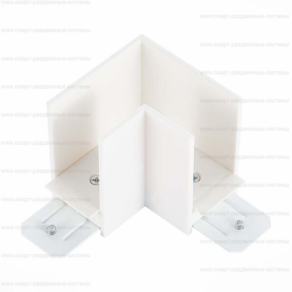 Соединитель угловой для накладного шинопровода Skyline 220 металл / пластик