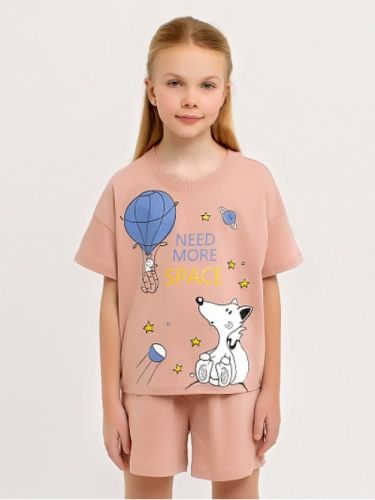 Костюм "Комиксы" Пудровый арт. дк287пд