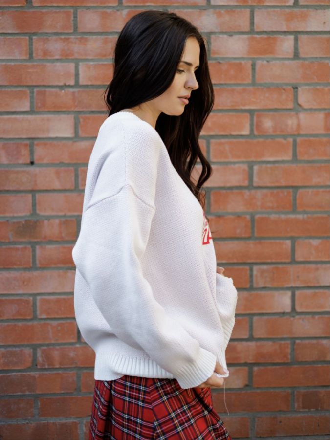 Свитер Кремль белый