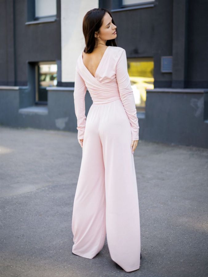 Брюки из кукурузы розовые