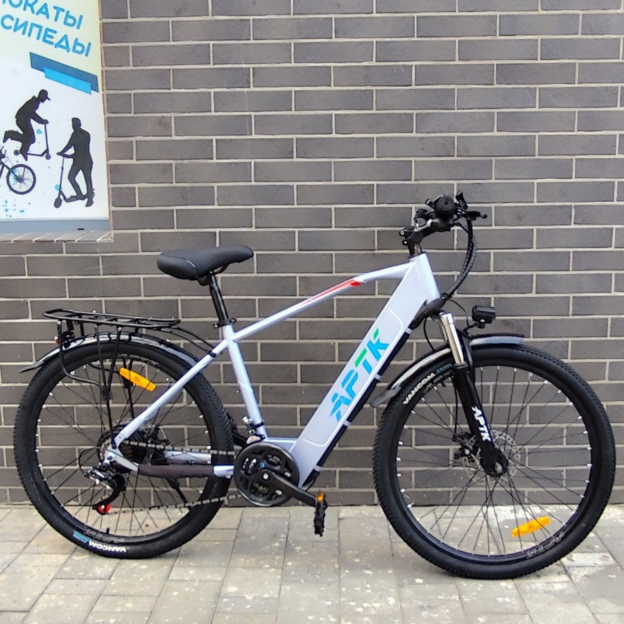 Электровелосипед APTK silver 26"