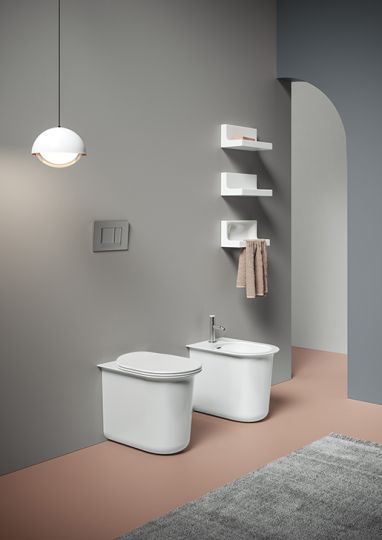 Унитаз Artceram Chic 380x530 мм напольный безободковый CHV002 схема 5