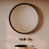 Зеркало Artceram Lord 760 мм со светодиодной подсветкой в стиле ретро ACS018 схема 3