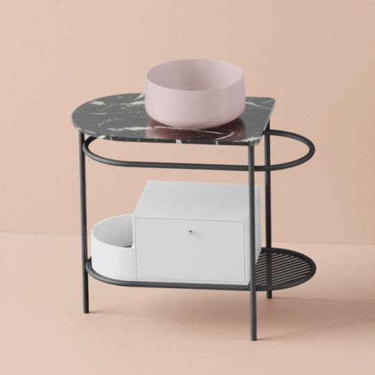 Столешница Artceram Flair 3.0 85х46х75.5 см TFA009 47 схема 1