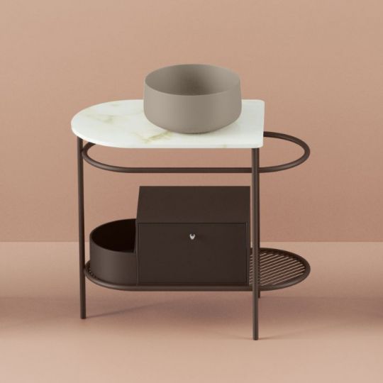 Столешница Artceram Flair 3.0 85х46х75.5 см TFA009 47 схема 6