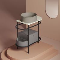 Шкаф Artceram Flair 3.0 с выдвижным ящиком и боковой секцией 400х348х250 мм ACM037 схема 6