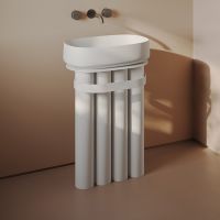 Конструкция Artceram Church 4-х трубная металлическая для настольных раковин 34х38х72 ACA086 схема 3