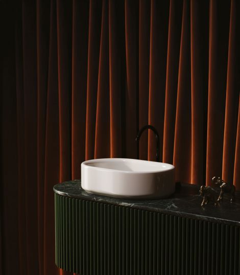 Овальная накладная раковина Artceram Wonder WNL001 55x37 см схема 3 Овальная накладная раковина Artceram Wonder WNL001 55x37 см схема 3